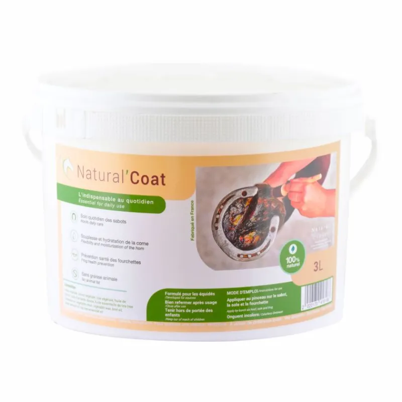 NATURAL INNOV Natural'Coat -onguent sabot cheval incolore et noir – Natural'Innov< Graisse À Pied Cheval