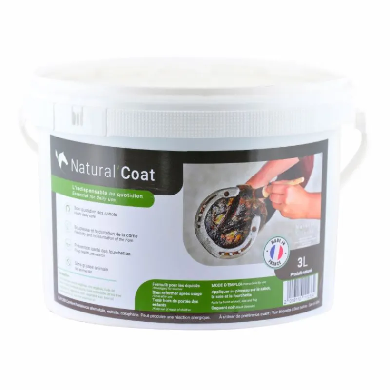 NATURAL INNOV Natural'Coat -onguent sabot cheval incolore et noir – Natural'Innov< Graisse À Pied Cheval