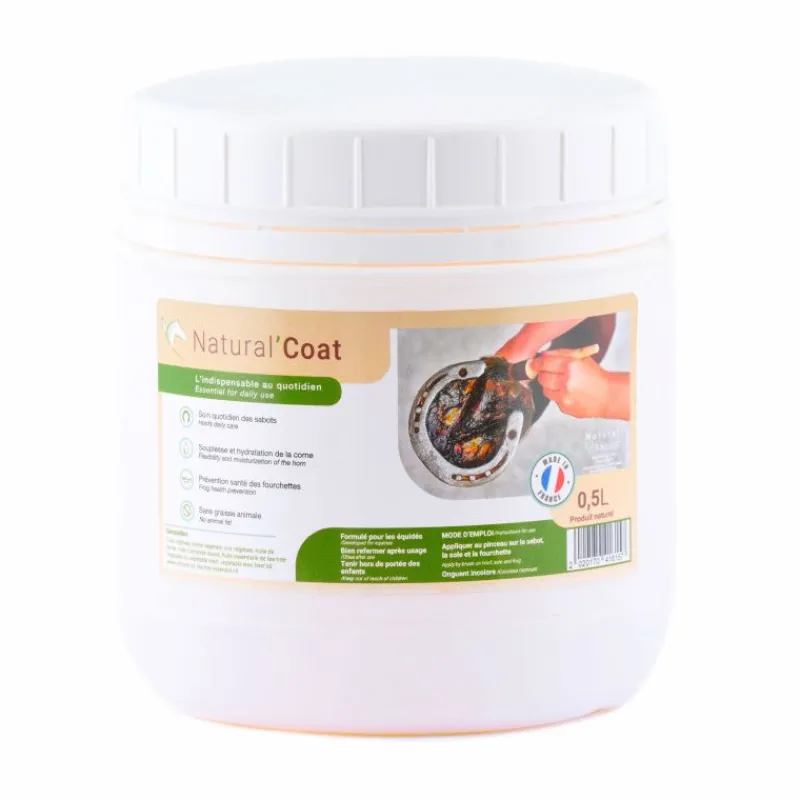 NATURAL INNOV Natural'Coat -onguent sabot cheval incolore et noir – Natural'Innov< Graisse À Pied Cheval