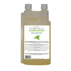 VITAL HERBS Nice and calm forte liquide pour l'anxiété cheval -< Anti-Stress Cheval Non Dopant|Magnésium Cheval
