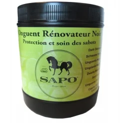SAPO Onguent rénovateur noir -< Corne Molle Sabot Cheval|Graisse À Pied Cheval