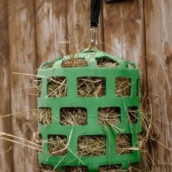 STABLE PRO Panier filet à foin cheval souple anti glouton + longe< Panier Anti-Fourbure Cheval|Râtelier Foin Chevaux