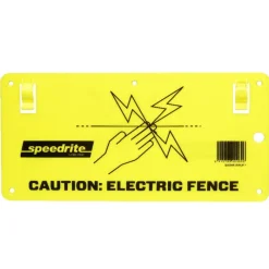SPEEDRITE Panneau indicateur de danger clôture cheval -< Accessoires De Clôture Électrique