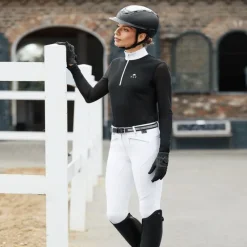 ELT Pantalon d'équitation femme fond silicone Gala -<Femme Concours Femme|Pantalon Équitation Femme
