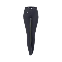 ELT Pantalon équitation femme fond peau Fun Sport -<Femme Concours Femme|Pantalon Équitation Femme