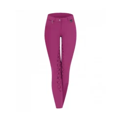 ELT Pantalon équitation femme Micro Sport Silikon fond silicone -<Femme Concours Femme|Pantalon Équitation Femme
