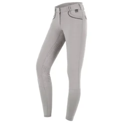 ELT Pantalon équitation femme taille haute Kassandra fond silicone -<Femme Pantalon Équitation Femme