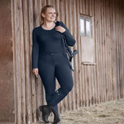 ELT Pantalon équitation fond silicone femme grande taille Dalhia -<Femme Pantalon Équitation Femme