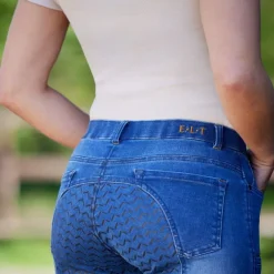 ELT Pantalon équitation jeans femme Luna -<Femme Pantalon Équitation Femme