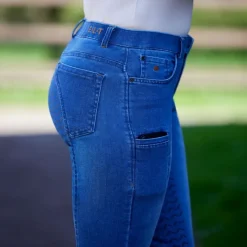 ELT Pantalon équitation jeans femme Luna -<Femme Pantalon Équitation Femme