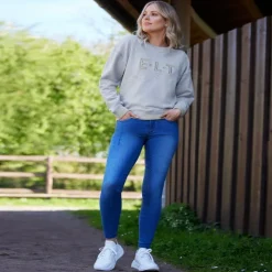 ELT Pantalon équitation jeans femme Luna -<Femme Pantalon Équitation Femme