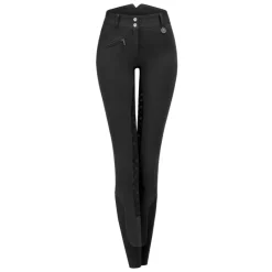 ELT Pantalon équitation taille haute femme chaud thermique Fun Sport fond silicone -<Femme Equipement Froid Et Pluie|Pantalon Équitation Femme