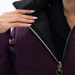 HARCOUR Parka équitation femme réversible Adèle -<Femme Equipement Froid Et Pluie|Cavalière Urbaine