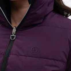 HARCOUR Parka équitation femme réversible Adèle -<Femme Equipement Froid Et Pluie|Cavalière Urbaine