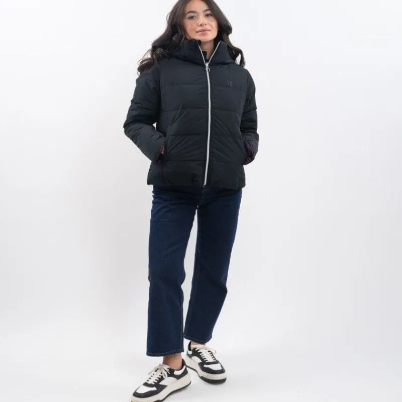 HARCOUR Parka équitation femme réversible Adèle -<Femme Equipement Froid Et Pluie|Cavalière Urbaine