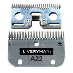 LIVERYMAN Peigne et contre peigne tondeuse cheval A22 Tonte fine -< Tondeuse Cheval