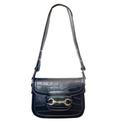 FABULHORSE Petit sac à main bandoulière cuir vegan mors doré< Idées Cadeaux|Accessoires Lifestyle Équitation