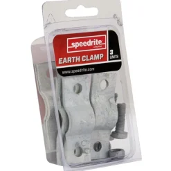 SPEEDRITE Pince de mise à la terre galvanisé clôture cheval lot de 3 -< Accessoires De Clôture Électrique