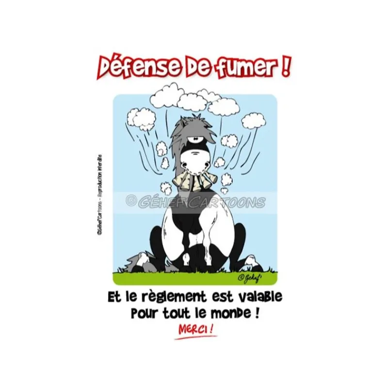 STABLE PRO Plaque de box-écurie-manège humouristique - Géhef Cartoons< Matériel D'Écurie|Porte De Box Et Accessoires