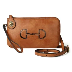 FABULHORSE Pochette cavalière cuir bandoulière gravure mors< Idées Cadeaux|Accessoires Lifestyle Équitation