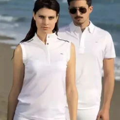 ALESSANDRO ALBANESE Polo de concours femme sans manches Monza -<Femme Concours Femme