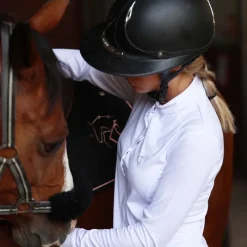 KEVIN STAUT COLLECTION Polo de concours manches longues fille -< Concours Junior