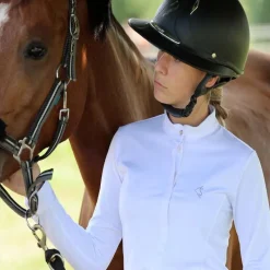 KEVIN STAUT COLLECTION Polo de concours manches longues fille -< Concours Junior