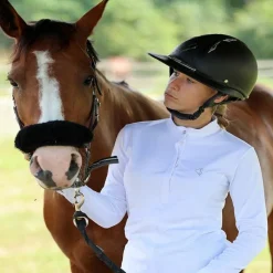 KEVIN STAUT COLLECTION Polo de concours manches longues fille -< Concours Junior