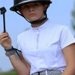 KEVIN STAUT COLLECTION Polo de concours manches courtes fille -< Concours Junior