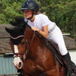 KEVIN STAUT COLLECTION Polo de concours manches courtes fille -< Concours Junior