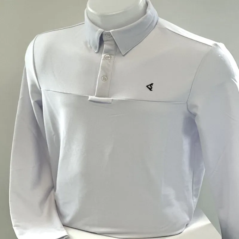KEVIN STAUT COLLECTION Polo de concours manches longues Garçon -< Concours Junior