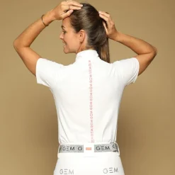 GEM Polo de concours équitation Victor manches courtes - Equitation<Femme Concours Femme