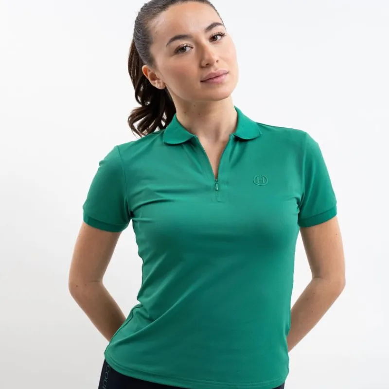 HARCOUR Polo équitation Femme Popsy -<Femme Tee-Shirts Et Polos Équitation Femme