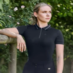 ELT Polo équitation femme Prag -<Femme Equipement Équitation Pas Cher|Tee-Shirts Et Polos Équitation Femme