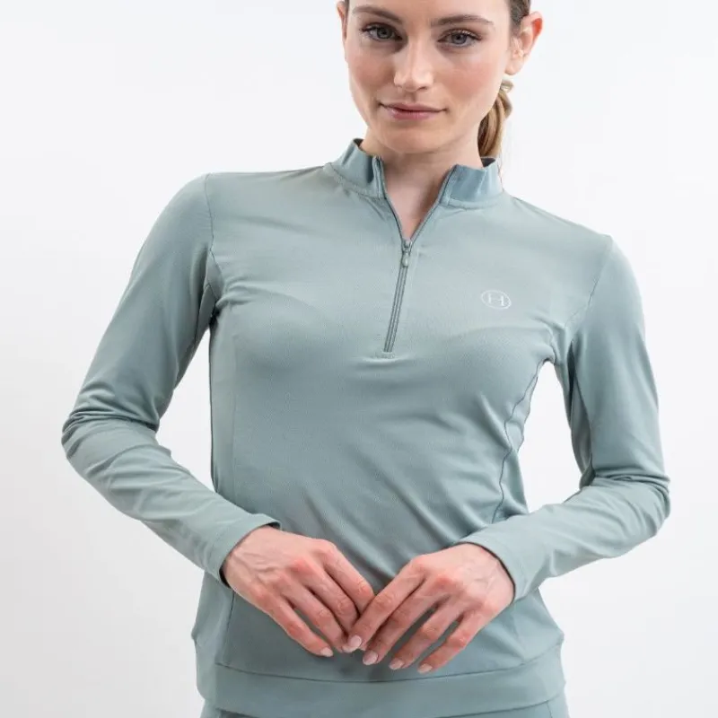 HARCOUR Polo équitation femme Tess -<Femme Tee-Shirts Et Polos Équitation Femme