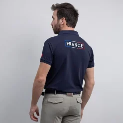 HARCOUR Polo équitation homme Quitoh France -<Homme Tee-Shirts, Polos Homme