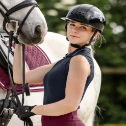 ELT Polo sans manches équitation femme Paris -<Femme Equipement Équitation Pas Cher|Tee-Shirts Et Polos Équitation Femme