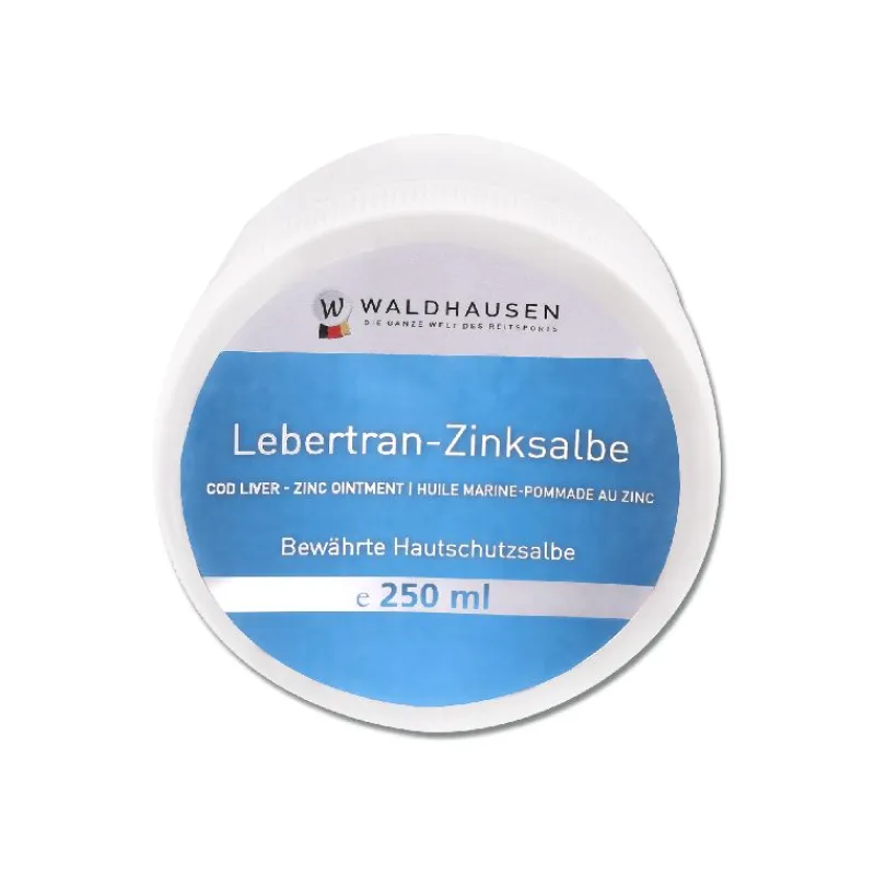 WALDHAUSEN Pommade plaie cheval cicatrisante foie de morue et zinc 250g -< Désinfectant Et Cicatrisant Cheval|Plaie Cheval