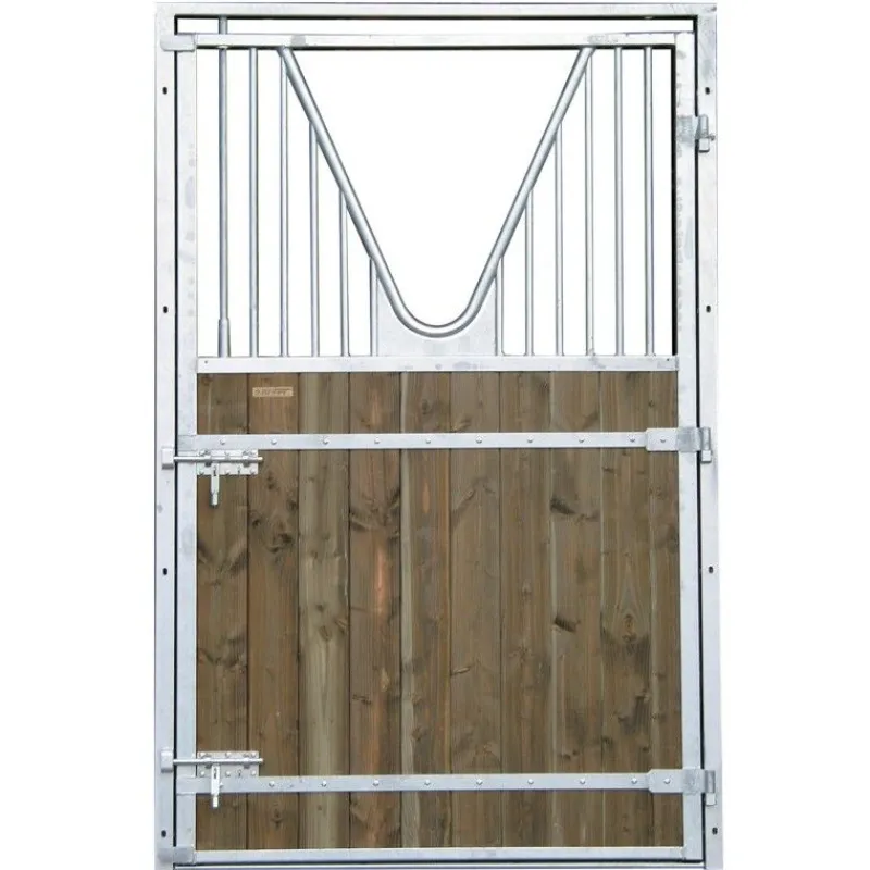 LA GEE Porte de box cheval battant à col de cygne bois Douglas - La Gée< Porte De Box Et Accessoires