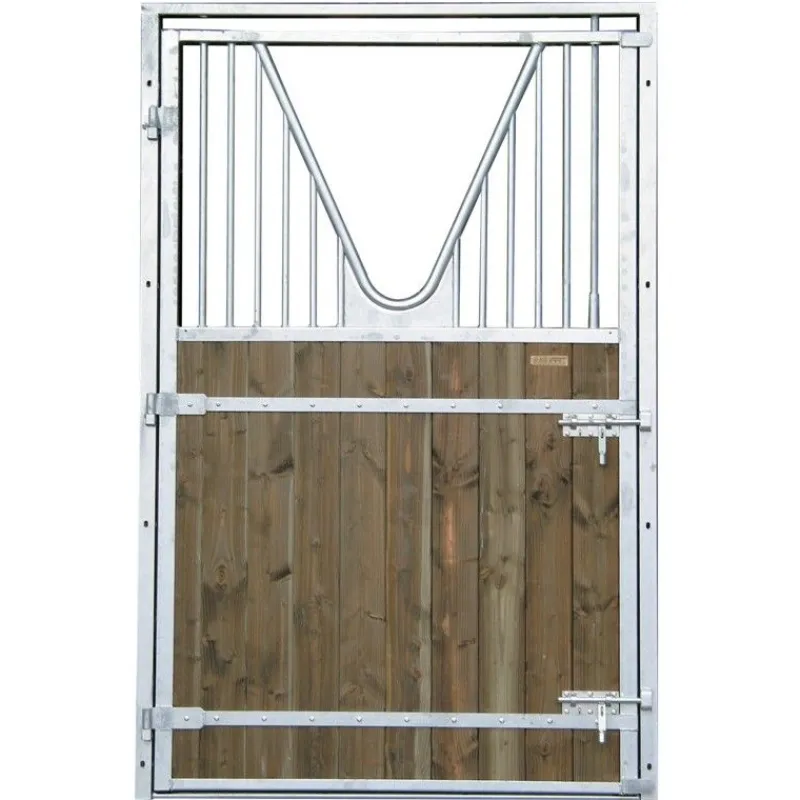 LA GEE Porte de box cheval battant à col de cygne bois Douglas - La Gée< Porte De Box Et Accessoires