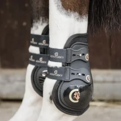 KENTUCKY HORSEWEAR Protège-boulets cheval 2 crochets Elastic Moonboots Max - Kentucky< Protège-Boulets