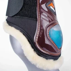 EQUICK Protège-boulets cheval mouton velcro E-Shock E-Fluidgel -< Protège-Boulets