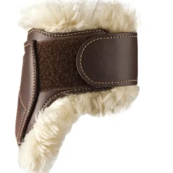 KENTUCKY HORSEWEAR Protège-boulets cheval simili-cuir mouton synthétique - Kentucky< Protège-Boulets