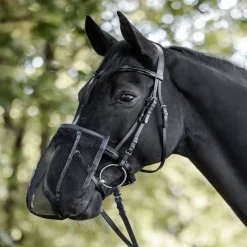 WALDHAUSEN Protège-naseaux anti-mouche anti-uv cheval -< Headshaking|Masque Anti-Mouche Cheval