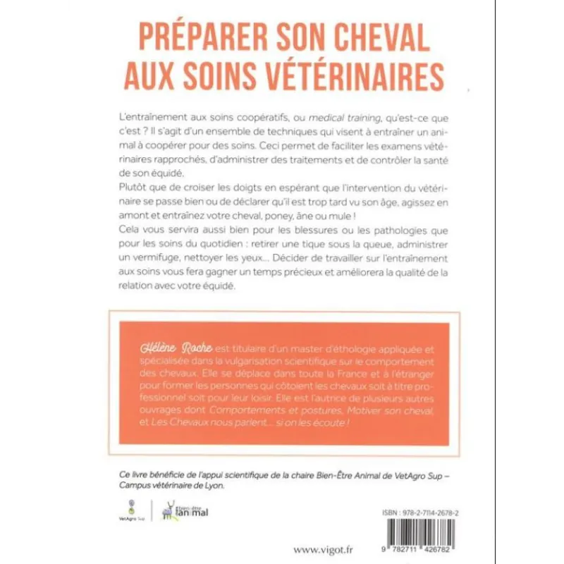 EQUIBOOKS Préparer son cheval aux soins vétérinaires - Vigot< Librairie Equibooks