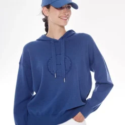 HARCOUR Pull à capuche femme équitation Santa -<Femme Polaire Et Sweat D'Équitation Femme