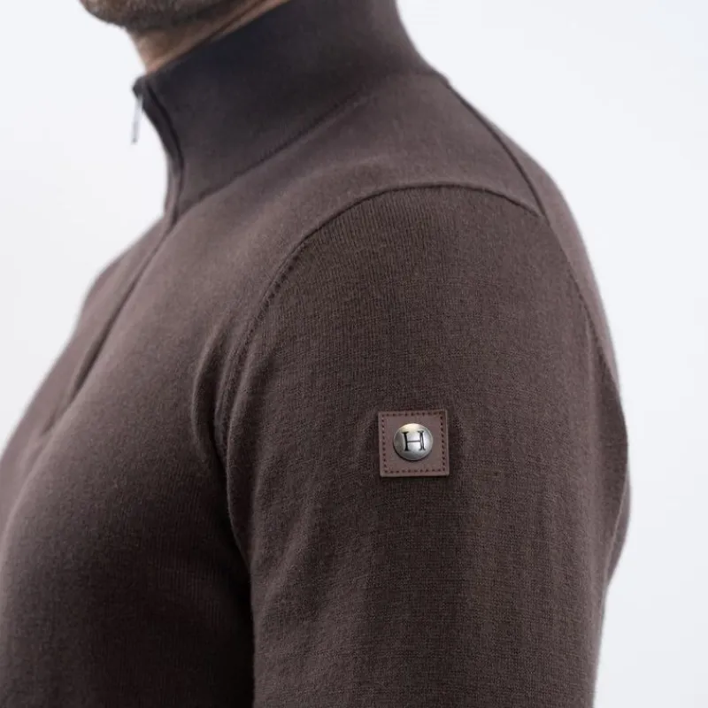 HARCOUR Pull équitation homme Parmo -<Homme Polaires, Sweats Homme