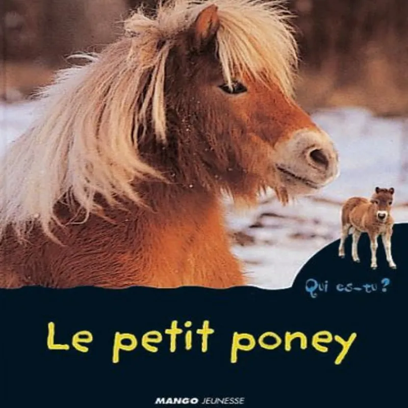 EQUIBOOKS Qui es-tu ? Le petit poney - Mango Jeunesse< Librairie Equibooks