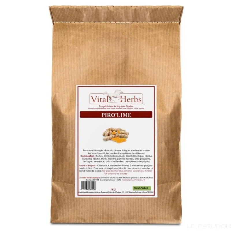 VITAL HERBS Remise en forme cheval Piro Lime - Vital'Herbs< Système Immunitaire Cheval