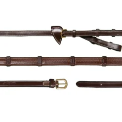 DYON Rênes caoutchouc cheval avec alliances 7 arrêtoirs D Collection (13 mm) - Dy'on< Accessoires De Bridon Cheval